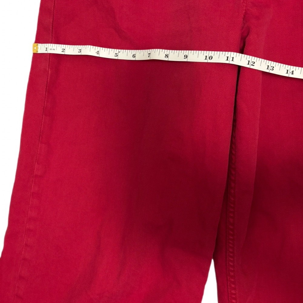 GAP Baggy Mid Rise Wide-Leg Jeans Red, Size 29 (8R) Y2K - Picture 5 of 7
